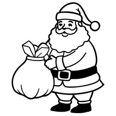 Simple Santa Illustration