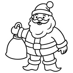 Simple Santa Illustration