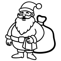 Simple Santa Illustration
