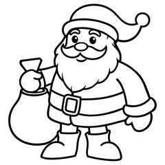 Simple Santa Illustration