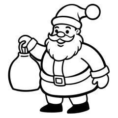 Simple Santa Illustration