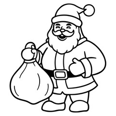 Simple Santa Illustration