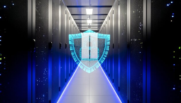 Server Room Security with Holographic Shield