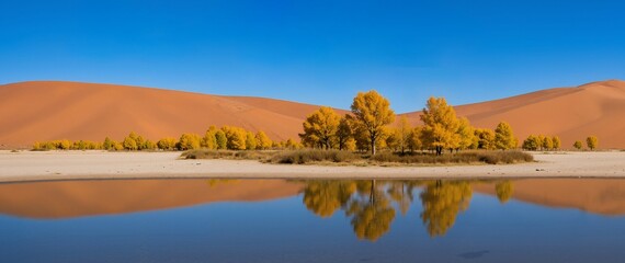 autumn landscape in the mountains