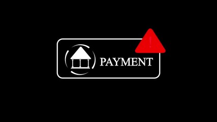 Online payment fraud warning during mobile transaction as man uses credit card and smartphone for digital banking, facing potential fraud, phishing, and cybersecurity threats in financial transactions - Powered by Adobe