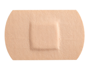 Firefly_Love Emoji with Flirty Wink and Floating Heart Kiss, Transparent Background - Firefly_Beige Adhesive Bandage Strip with Soft Texture, Isolated on Transparent Background PN  (4)