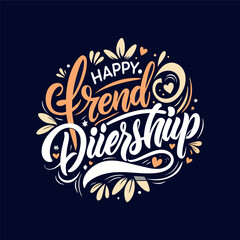happy-friendship-day-typography-lettering-vector