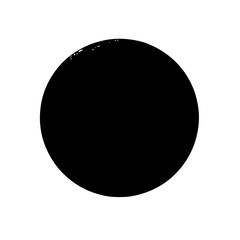 Celestial body silhouette vector illustration.