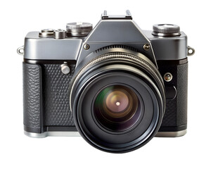 Vintage camera isolated on transparent background