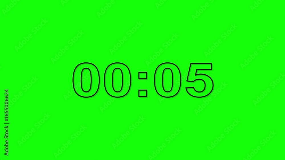 Aufkleber technology 10 second countdown timer animation . 10 second analog clock icon animation .