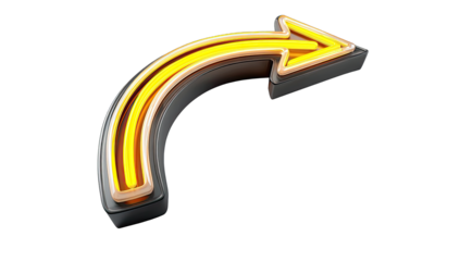 3D Neon Arrow