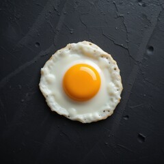 Creative Egg Design on Dark Surface