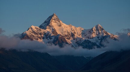sunrise over the mountains