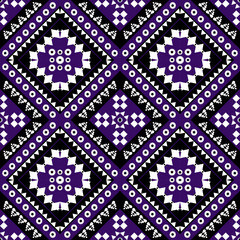 Seamless geometric ethnic pattern. Aztec, indian, navajo, ottoman motifs. Vector illustration