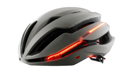 Light-up bicycle helmet