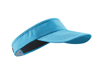 Light-blue visor hat