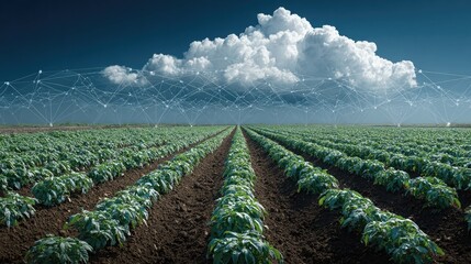 Explore the use of edge computing in smart agriculture for soil, weather, and crop condition monitoring.