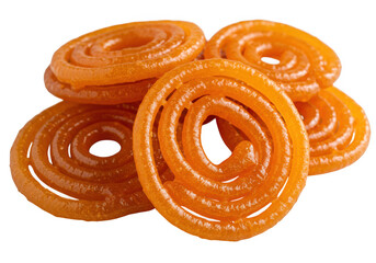 Fototapeta premium Crispy golden indian chakli snacks a delicious traditional crunchy treat for any occasion transparent background
