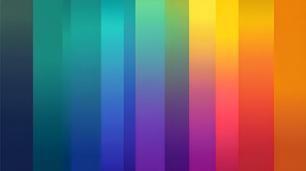 Fototapeta premium Vibrant rainbow stripes creating a colorful and abstract background pattern for design