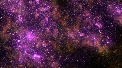 Colorful nebula in space formed from gas and dust pushed by exploding stars, shockwaves, and galactic collisions. A beautiful astronomical phenomena visible in various parts of the sky - Powered by Adobe