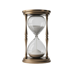 hourglass isolated on white background