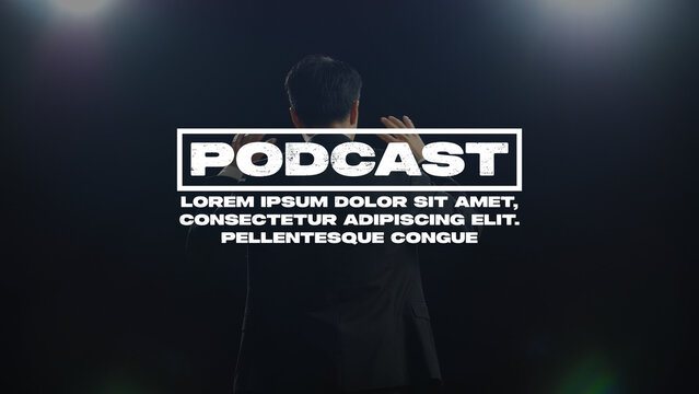 Podcast Text Animation Template