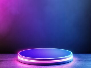 Abstract Neon Platform