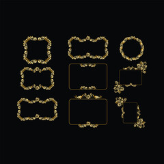 Collection of text dividers | Vector