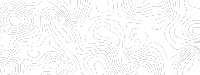 Fototapeta premium Stylized Abstract Landscape Pattern with Topographic Lines of Coastal and Mountain Regions in a Repeating Geometric Grid Layout 