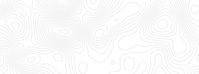 Detailed Sea Map with Geometric Lines and Topography, Featuring a Mounted Grid Pattern to Depict Area Space and Landscape Topos
