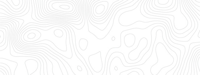 Detailed Sea Map with Geometric Lines and Topography, Featuring a Mounted Grid Pattern to Depict Area Space and Landscape Topos
