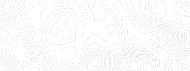 Contemporary Abstract Topographic Map with Geometric Lines and a Clean Modern Grid Layout on a White Background
