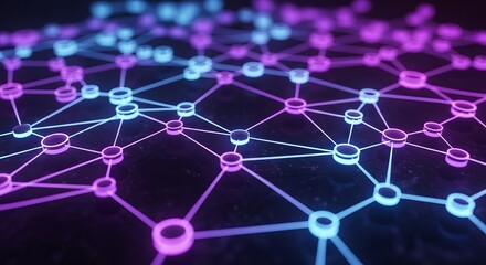 Abstract network connection system technology background for digital communication