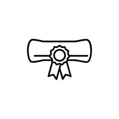 Certificate vector icon