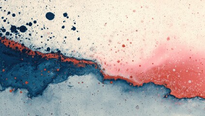 Obraz premium Abstract watercolor painting with blended colors