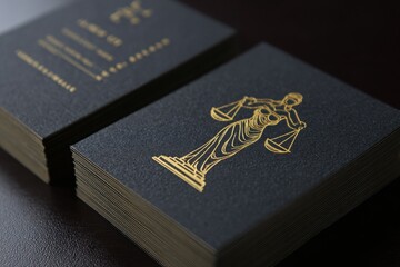 Elegant Legal Business Cards
