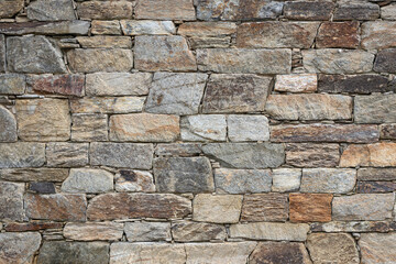 Dry masonry Stone wall background texture