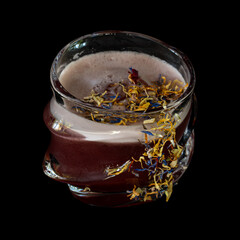 Cocktail, refreshing, colorful, glass, drink, beverage, alcohol, summer, tropical, fruity, garnish, ice, bar, party, closeup, fresh, delicious, elegant, classic, mixology, chilled, exotic, served, spa