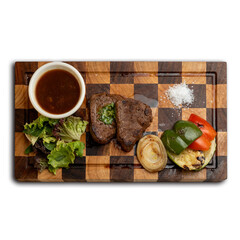 Fried meat, juicy, grilled, tender, homemade, plated, closeup, delicious, gourmet, beef, lamb, pork, chicken, traditional, savory, flavorful, cooked, dinner, cuisine, fresh, restaurant, appetizing, ar