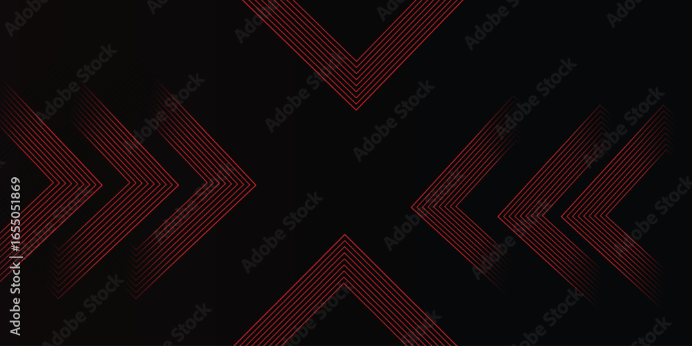 Aufkleber 3d glowing red techno abstract background . modern graphic design element future style concept for b