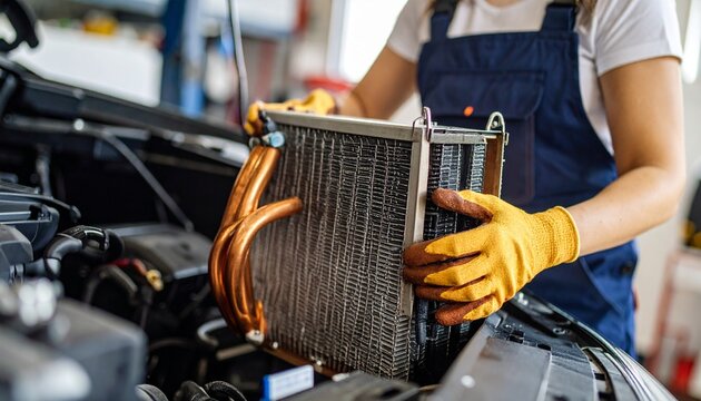 Asian Woman Inspecting Cables in a Manufacturing Facility