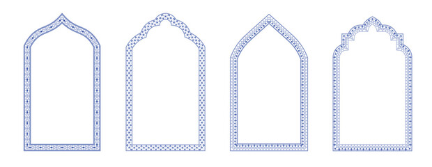 Plant art concept frame border text box set elegant decorative design