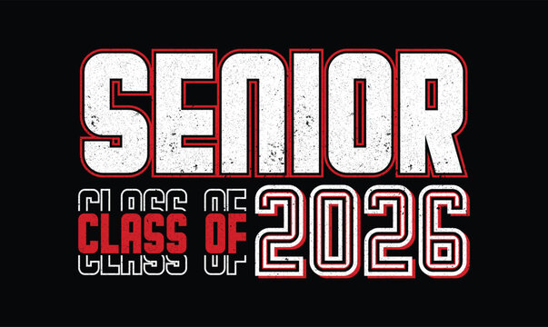 senior class of 2026 t shirt design