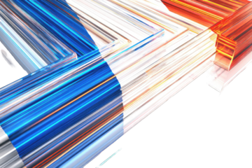 Abstract design with vibrant colors and lines