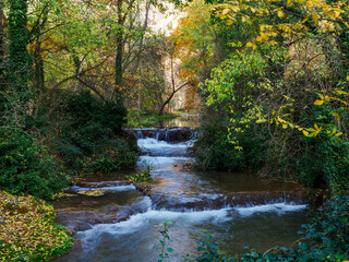 Waterfall at the "Monasterio de Piedra" Natural Park, Zaragoza (Spain)