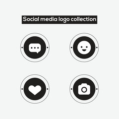 Social media logo collection