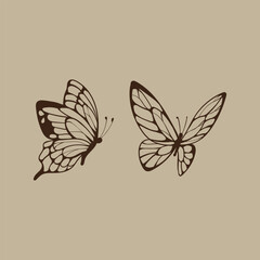 Hand drawn stencil element collection