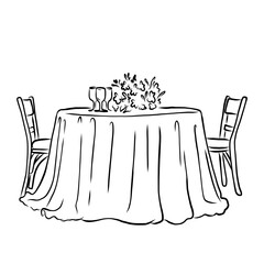 Wedding illustration clip art svg vector line art l