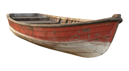 Rowboat Isolated on Transparent Background PNG
