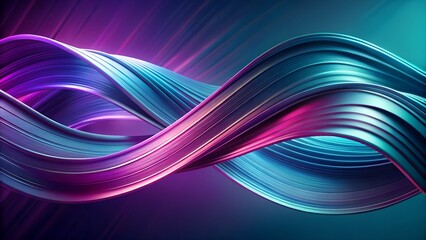 Fototapeta premium Photo of abstract colorful wave background with smooth gradient and vibrant texture for modern design and futuristic concept, creating a dynamic and eyecatching visual experience